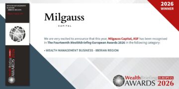 La andorrana Milgauss Capital, ASF recibe en Londres el prestigioso galardón a la Mejor Gestión de Patrimonios de la península ibérica