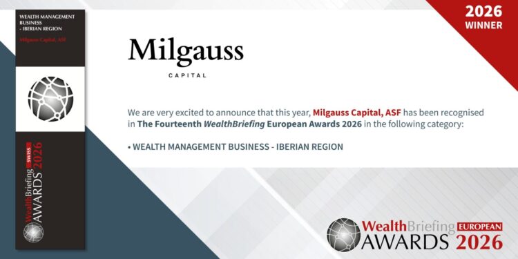 La andorrana Milgauss Capital, ASF recibe en Londres el prestigioso galardón a la Mejor Gestión de Patrimonios de la península ibérica